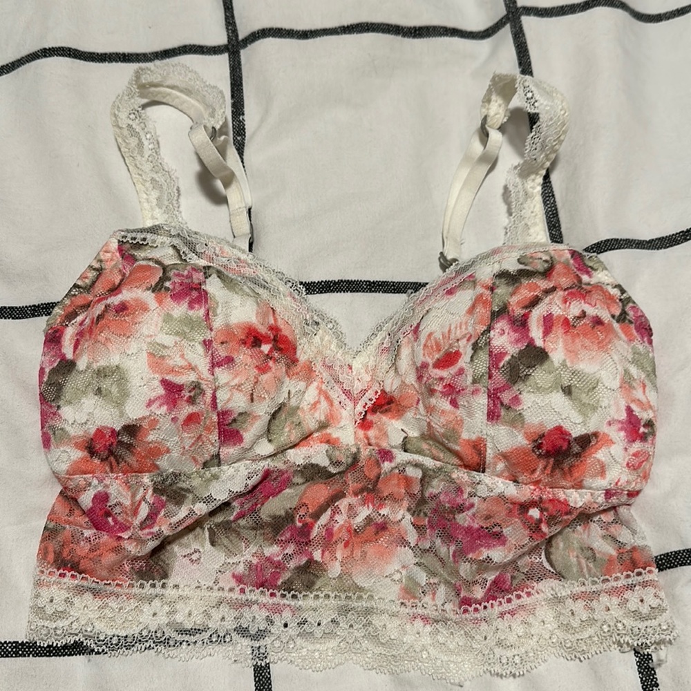 Gilly hicks floral bralette